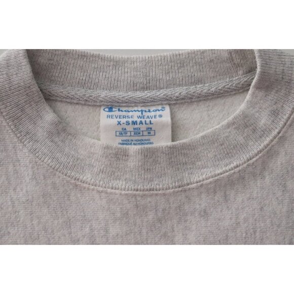 Champion Womens Size XS Gray Reverse Weave Sweatshirt Crew Neck Pullover Sweater - Picture 3 of 9
